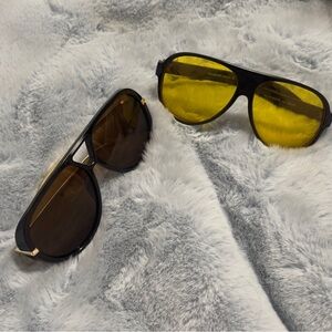 Y2K Aviator Sunglasses Set
